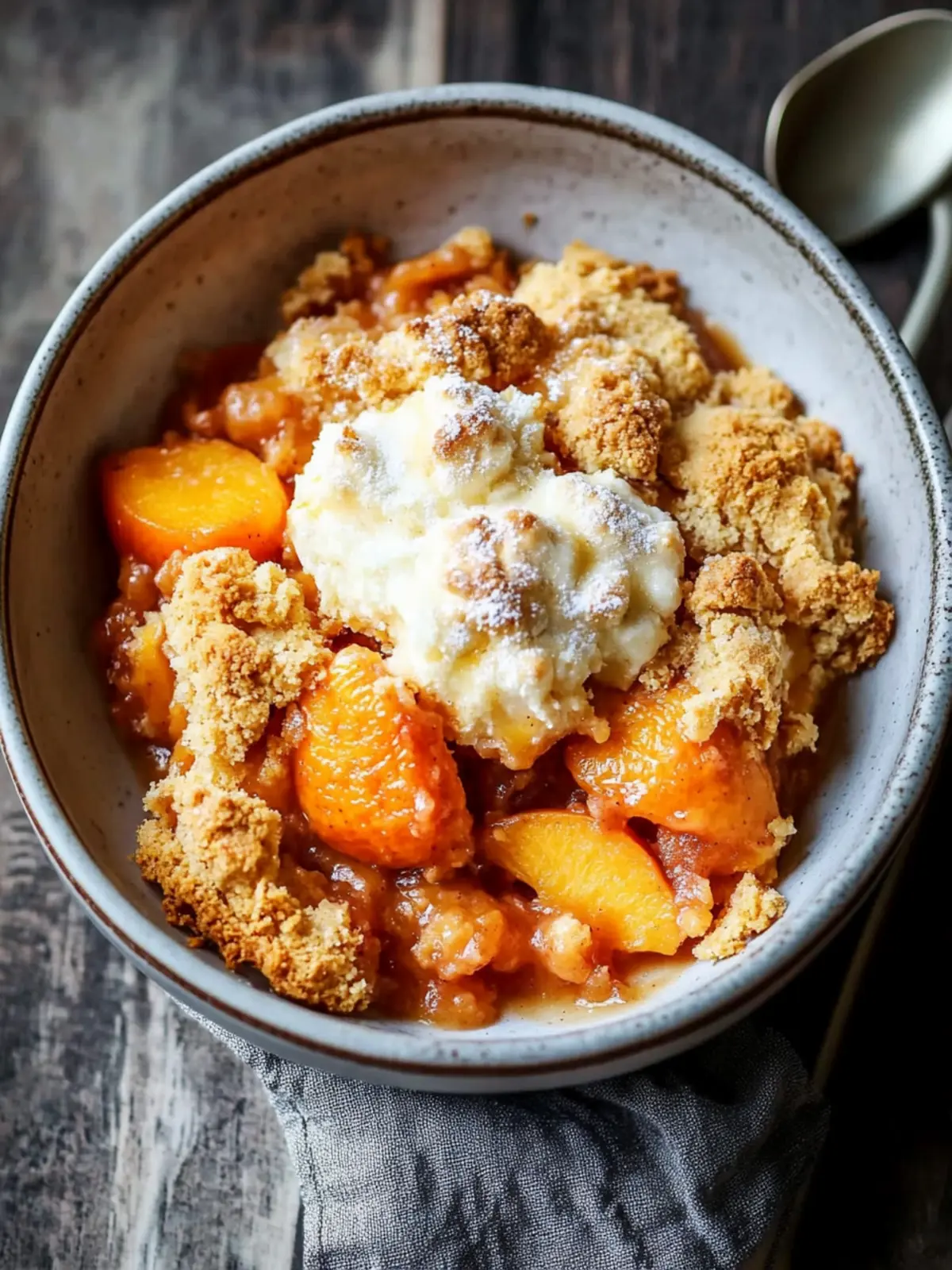Heavenly Persimmon Cobbler with Flaky Biscuit Topping 3 Persimmon Cobbler