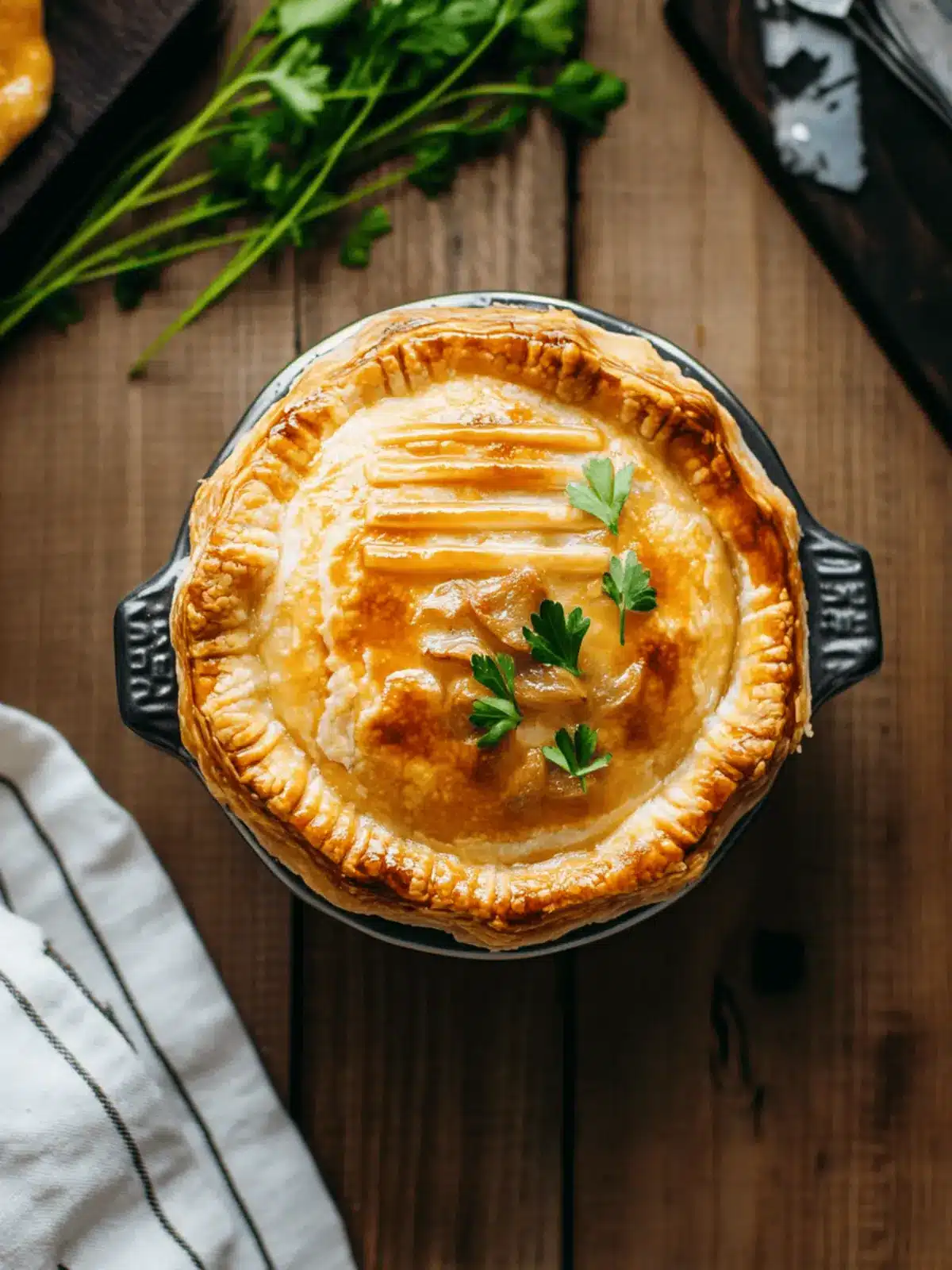 Hogwarts  Butter Mushrooms Pot Pie