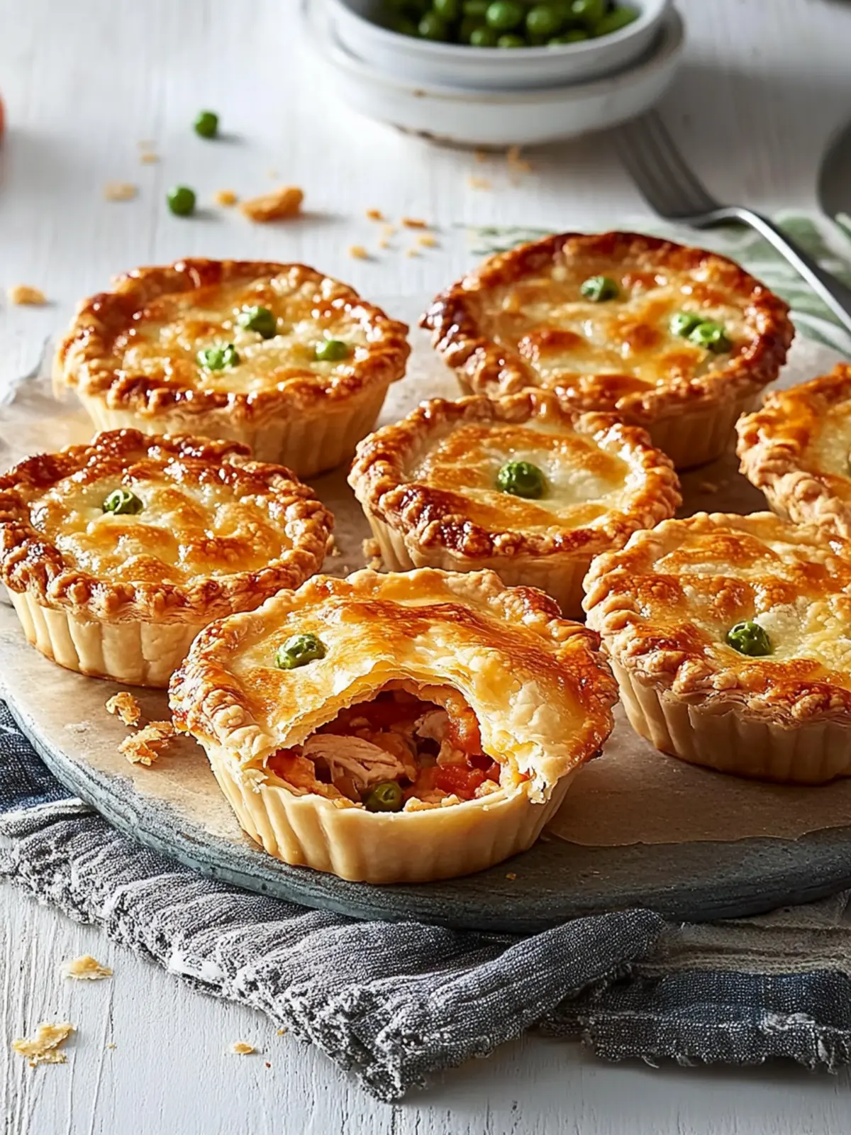 Easy Cheesy Chicken Pie-Maker Pies