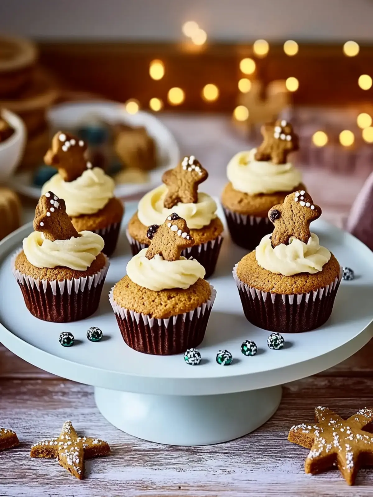 Gingerbread cupcakes