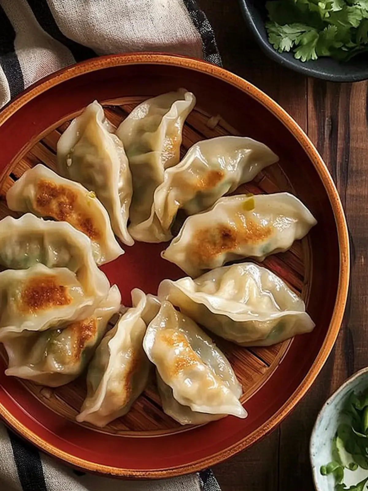 Asian Chicken Dumplings