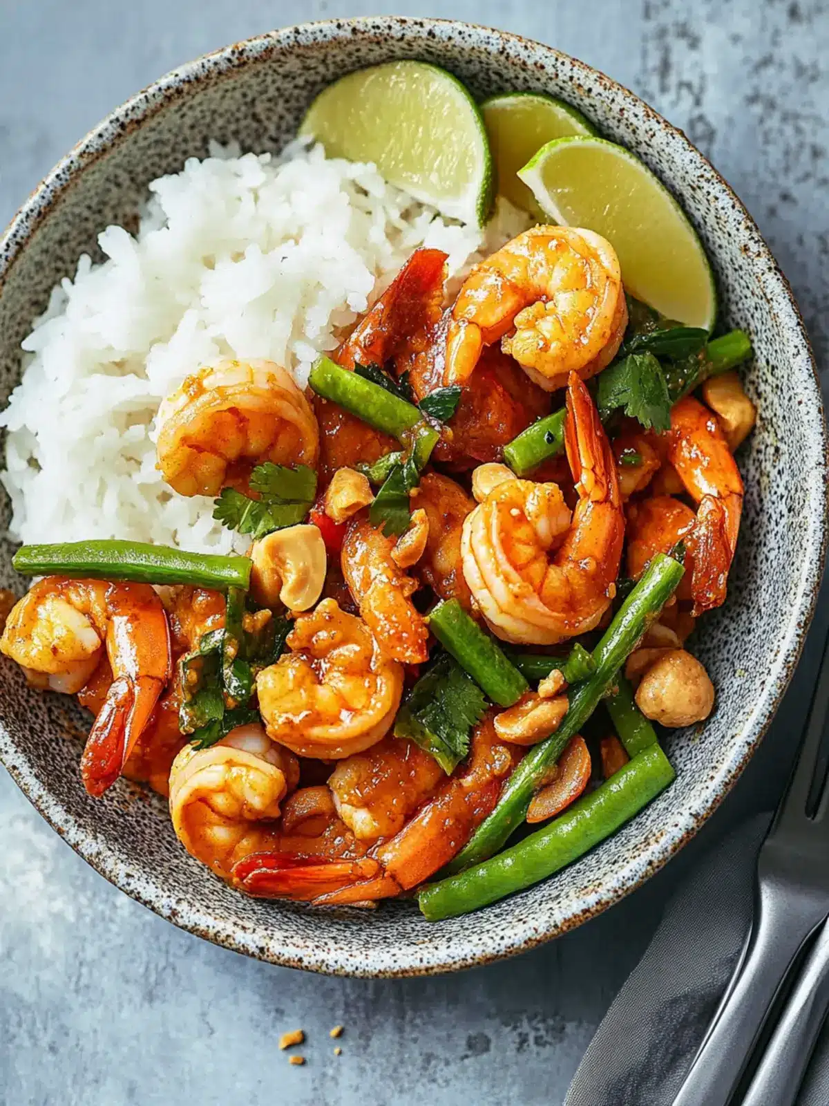 Thai Cashew Prawns