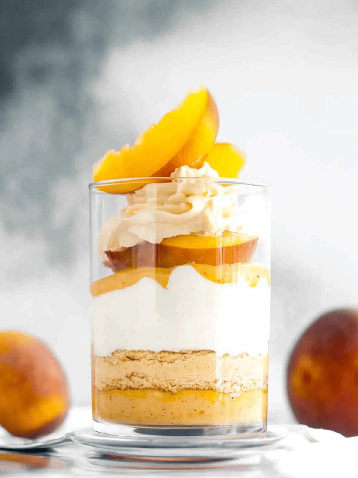Peach Mousse Trifle For Two