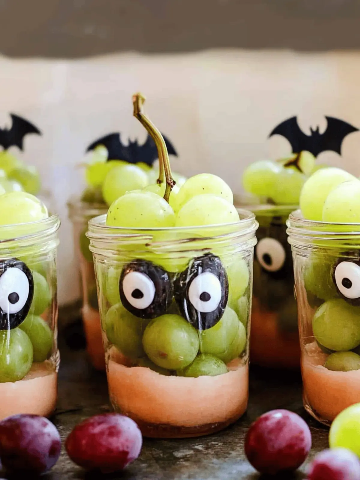 Spooky Halloween Grape Fruit Cups That Thrill and Chill 3 Spooky Halloween Grape Fruit Cups