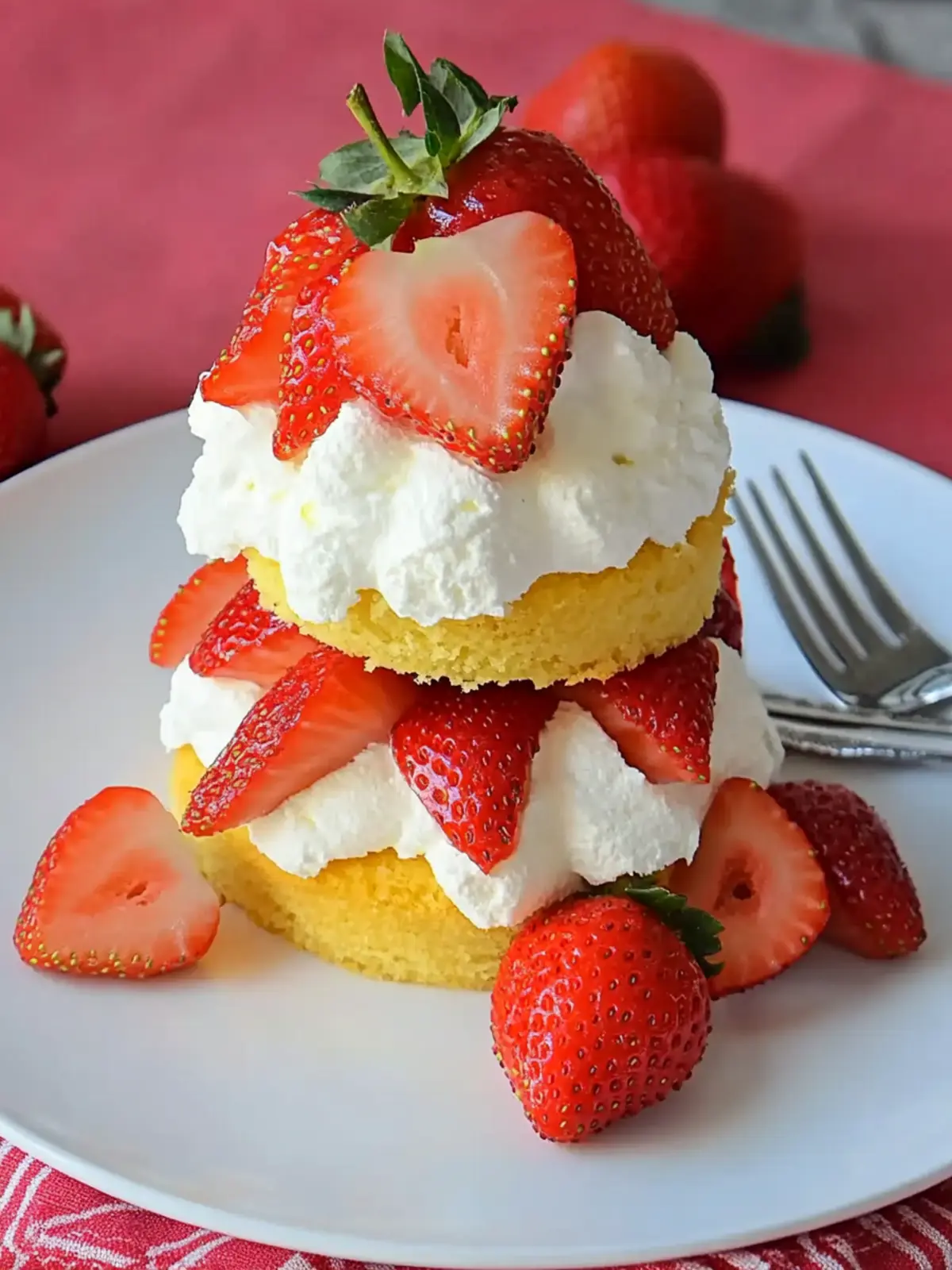 Easy Strawberry Shortcake: A Sweet, Whipped Delight 2 Easy Strawberry Shortcake