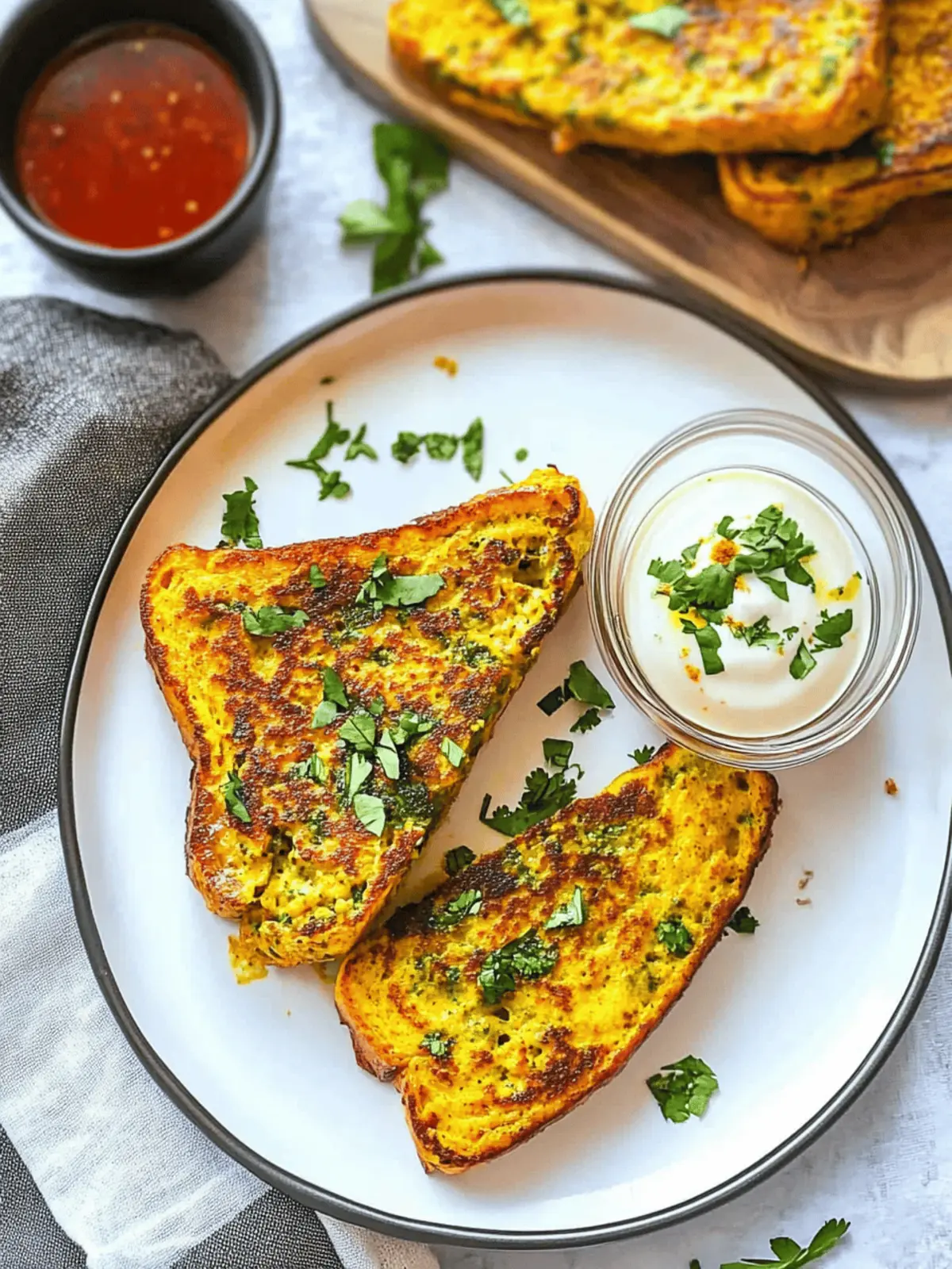 Savory Masala French Toast with Turmeric & Chili Bliss 2 Savory Masala French Toast with Turmeric & Chili