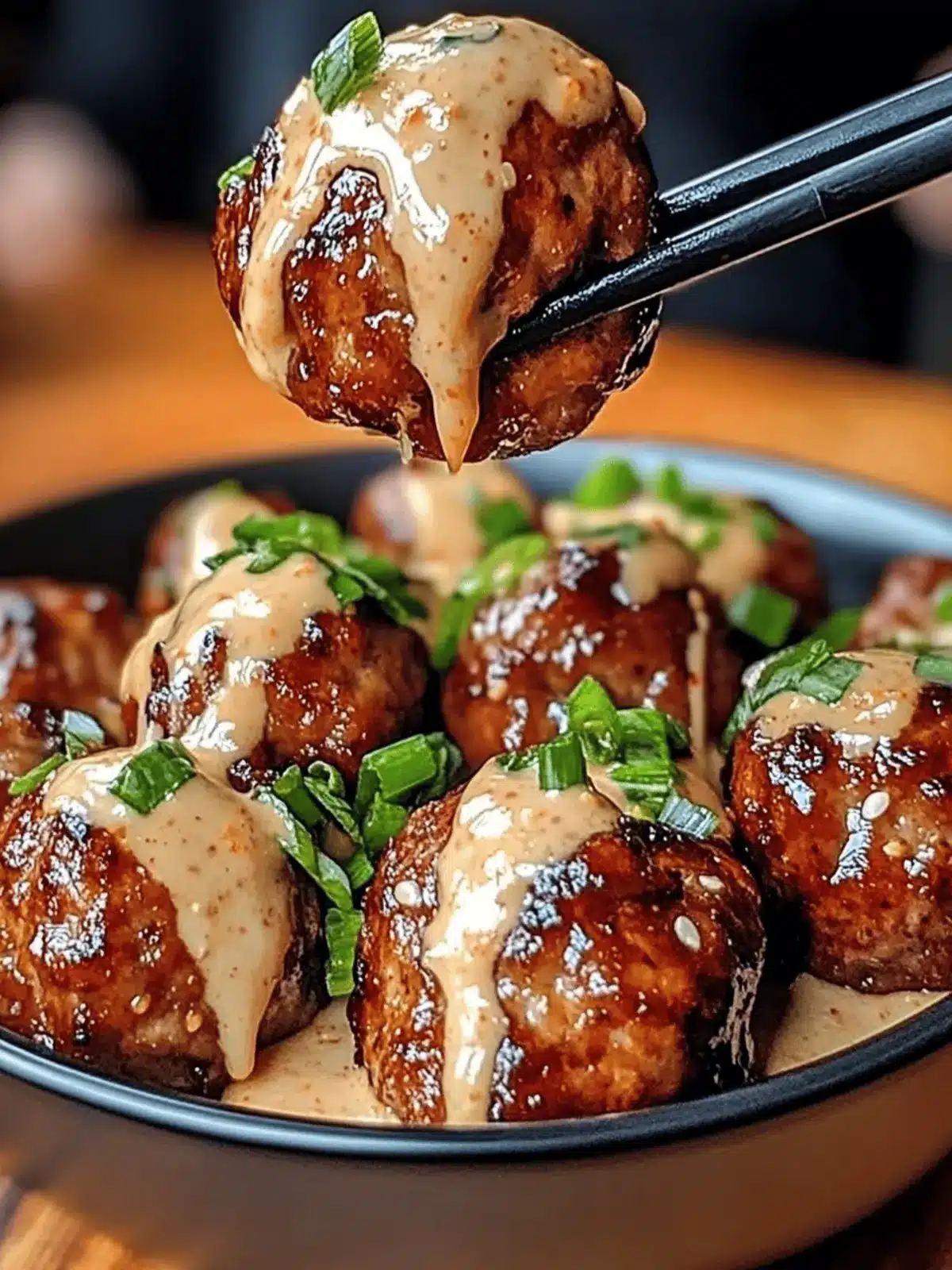 Korean BBQ Meatballs with Spicy Mayo Dip That Wow Your Guests 3 Korean BBQ Meatballs with Spicy Mayo Dip