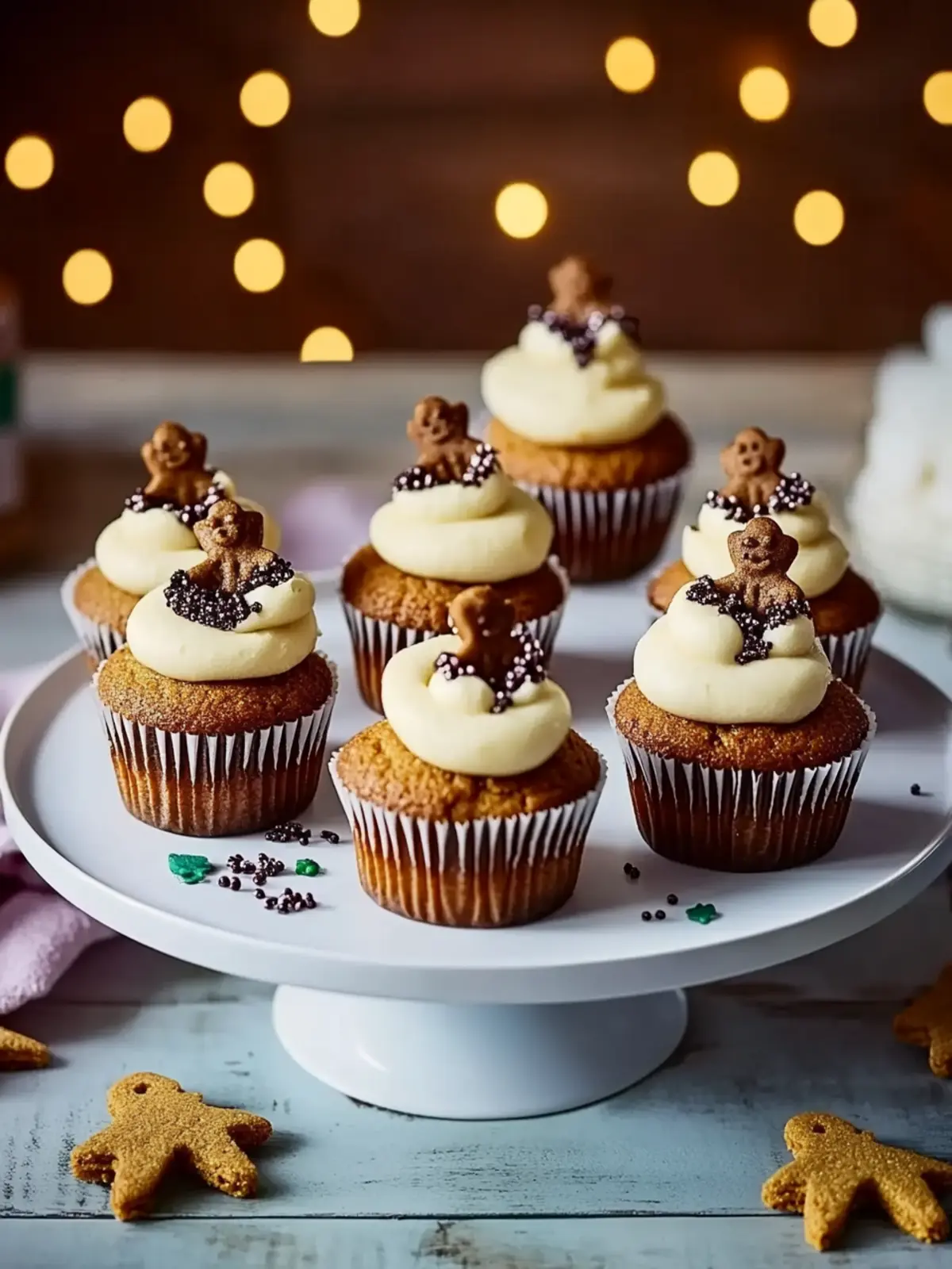Gingerbread cupcakes
