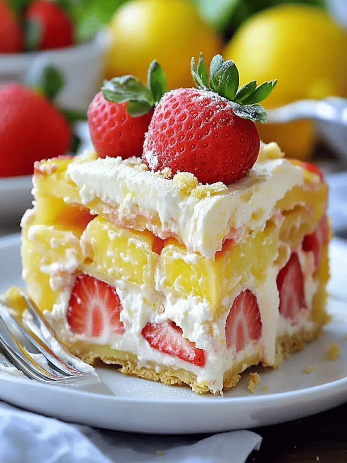 Refreshing Strawberry Lemonade Lasagna to Brighten Your Summer 4 Strawberry Lemonade Lasagna