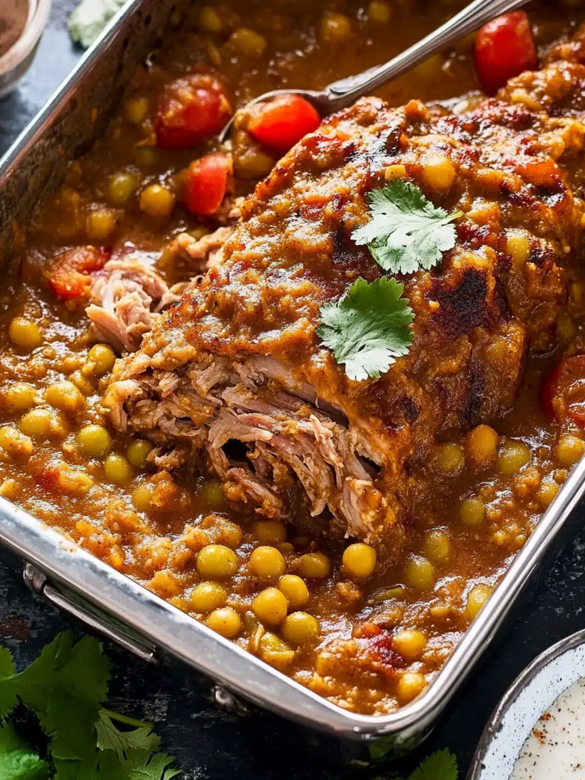 Slow Cook Pork Korma and Split Pea Curry for Family Feast 2 Slow Cook Pork Korma and Split Pea Curry