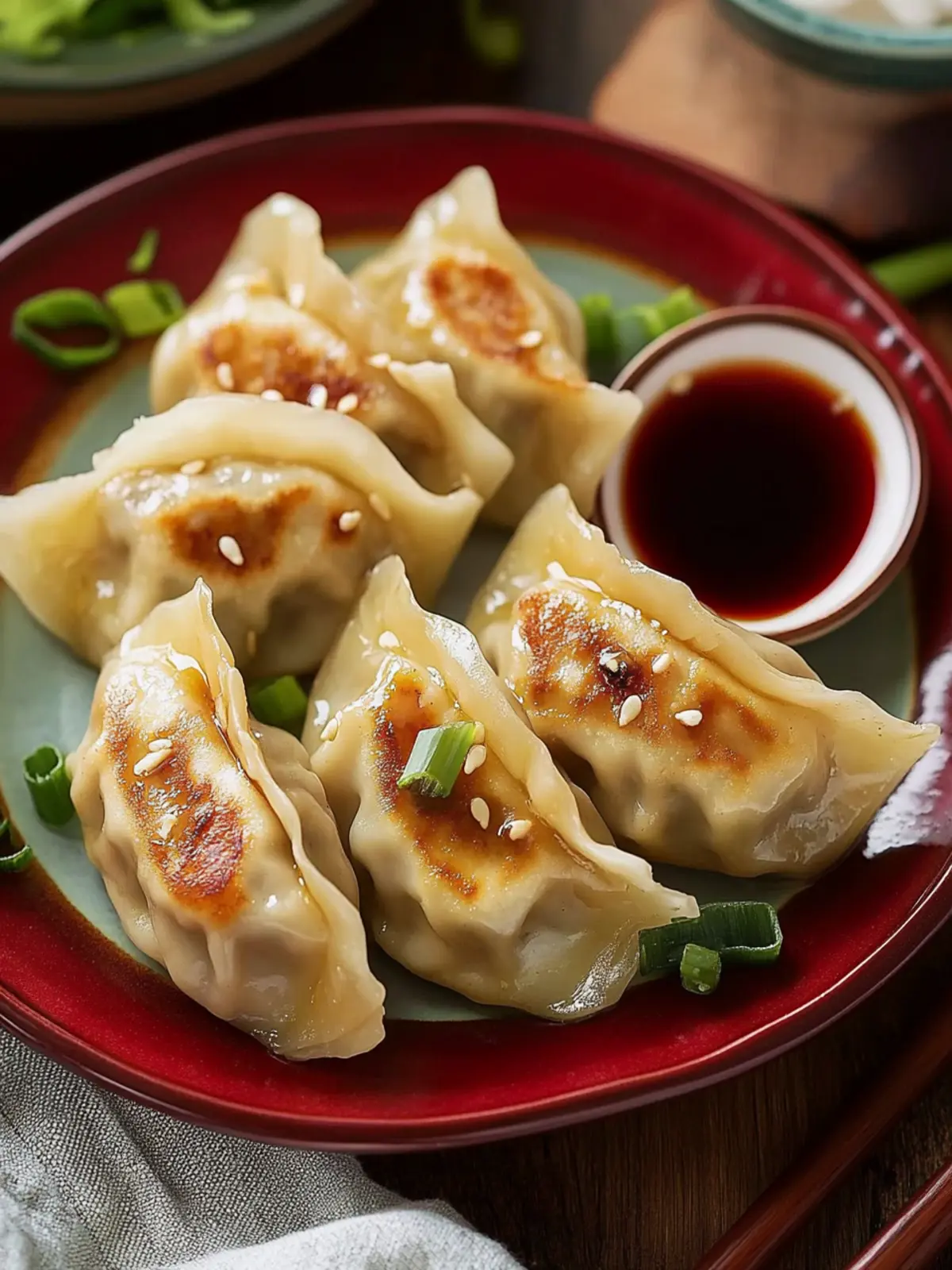 Asian Chicken Dumplings