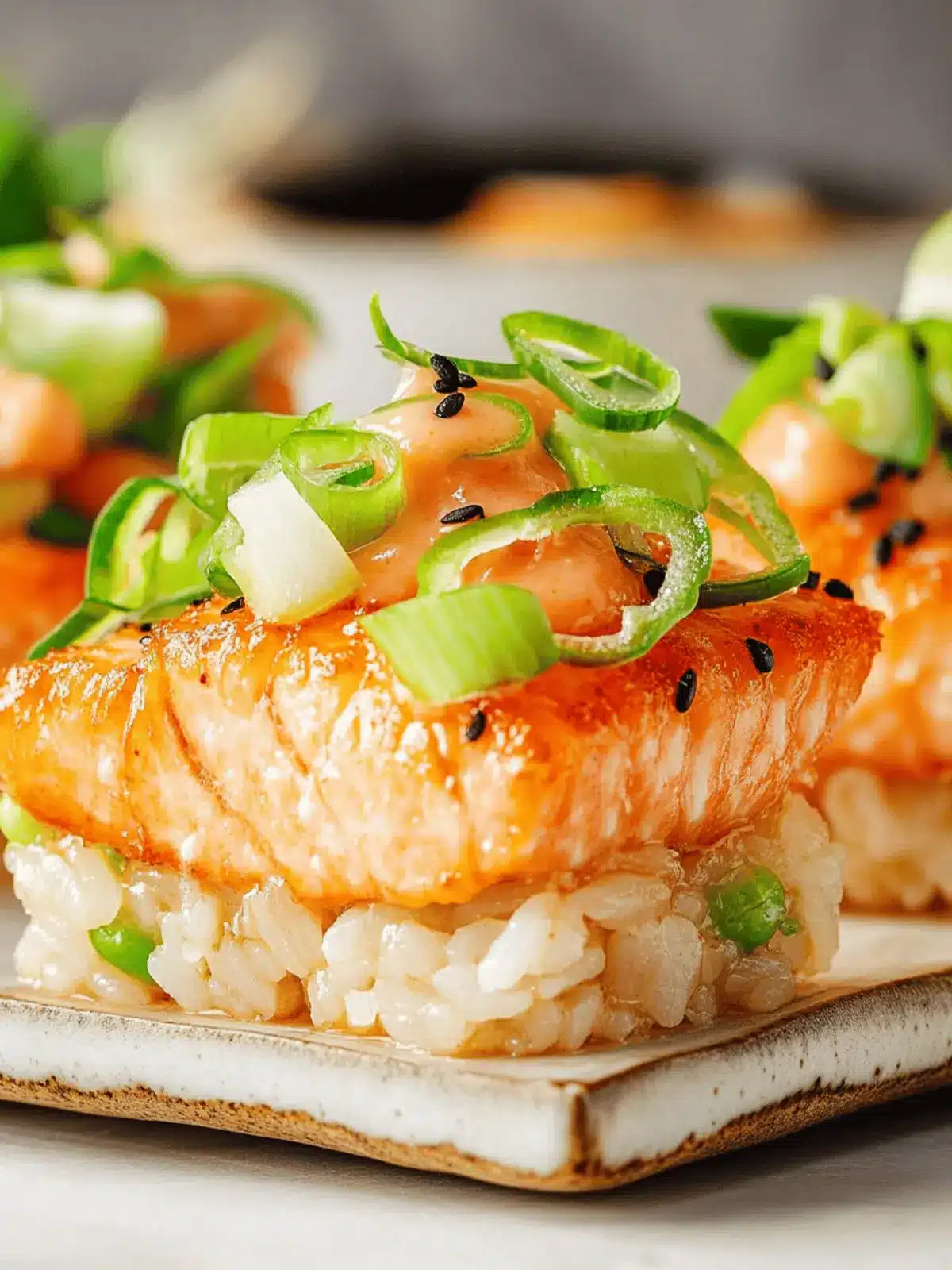 Crispy Rice Salmon Bites for a Flavorful Appetizer Adventure 4 Crispy Rice Salmon