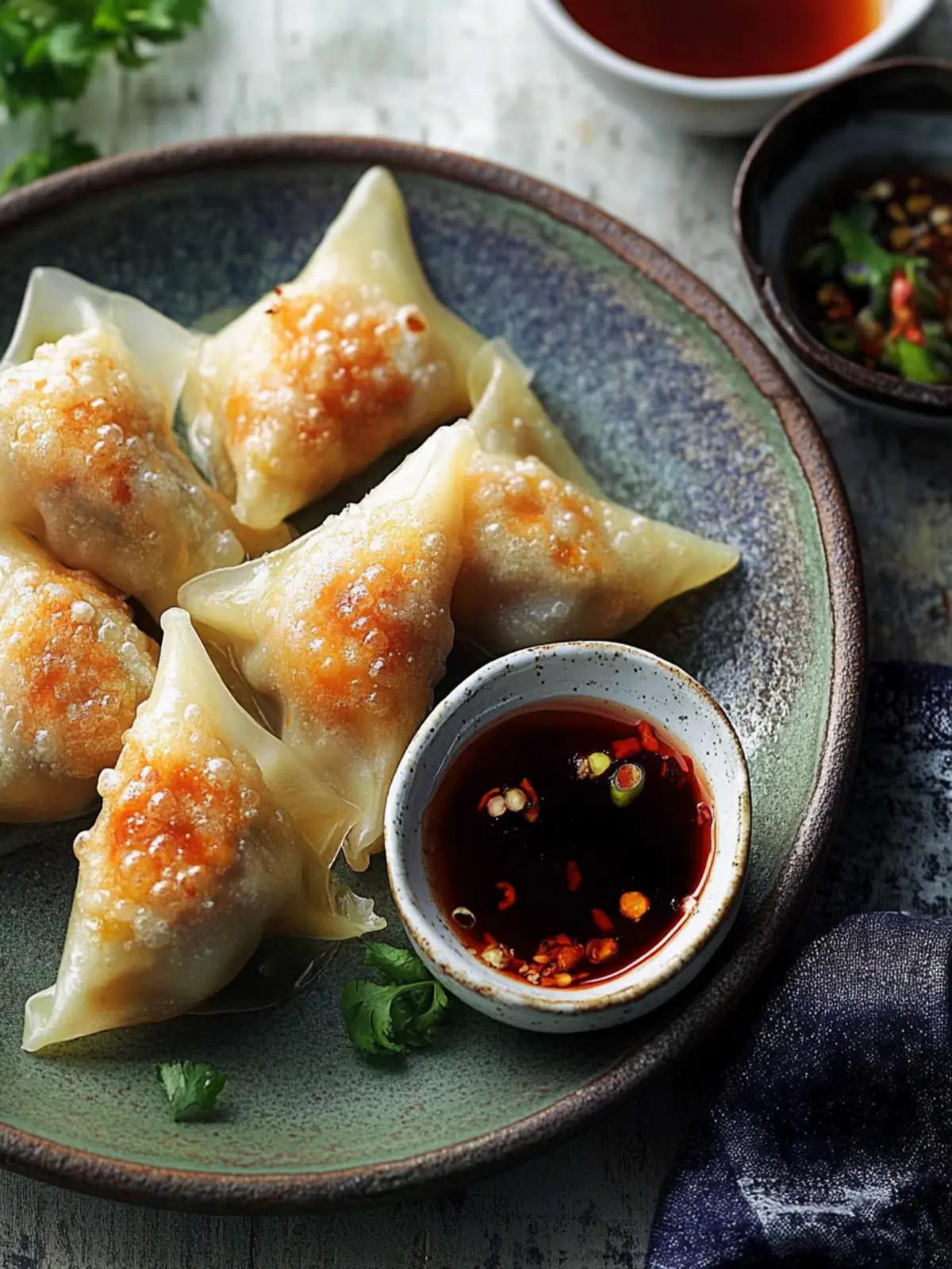 Ginger-Pork Wontons
