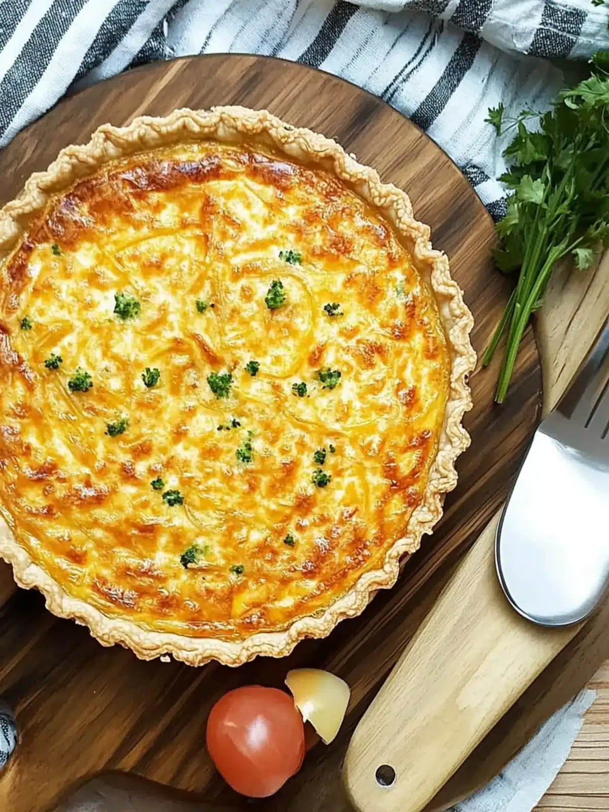Easy Cheese and Onion Quiche for Irresistible Picnics 3 Easy cheese and onion quiche