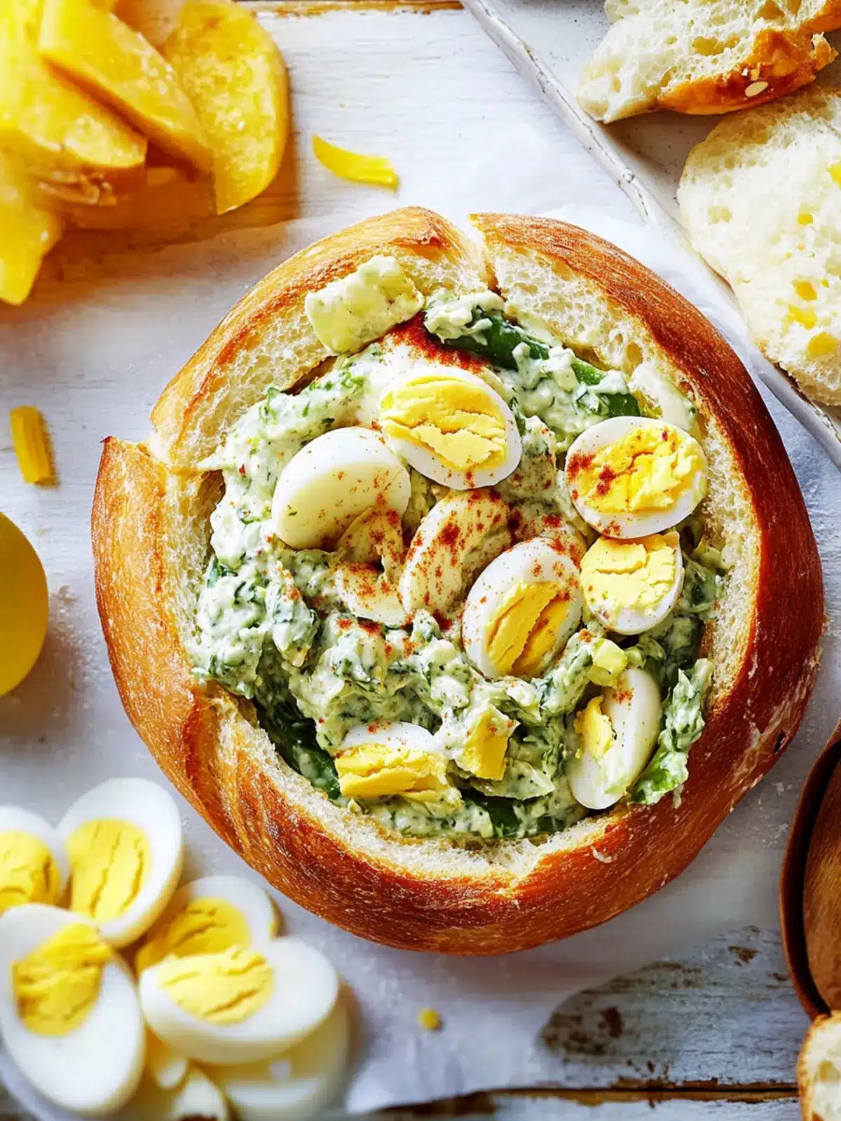 Egg Salad Cob