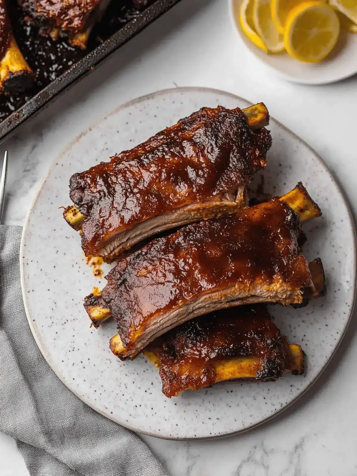 Easy Oven Baked Chipotle BBQ Ribs