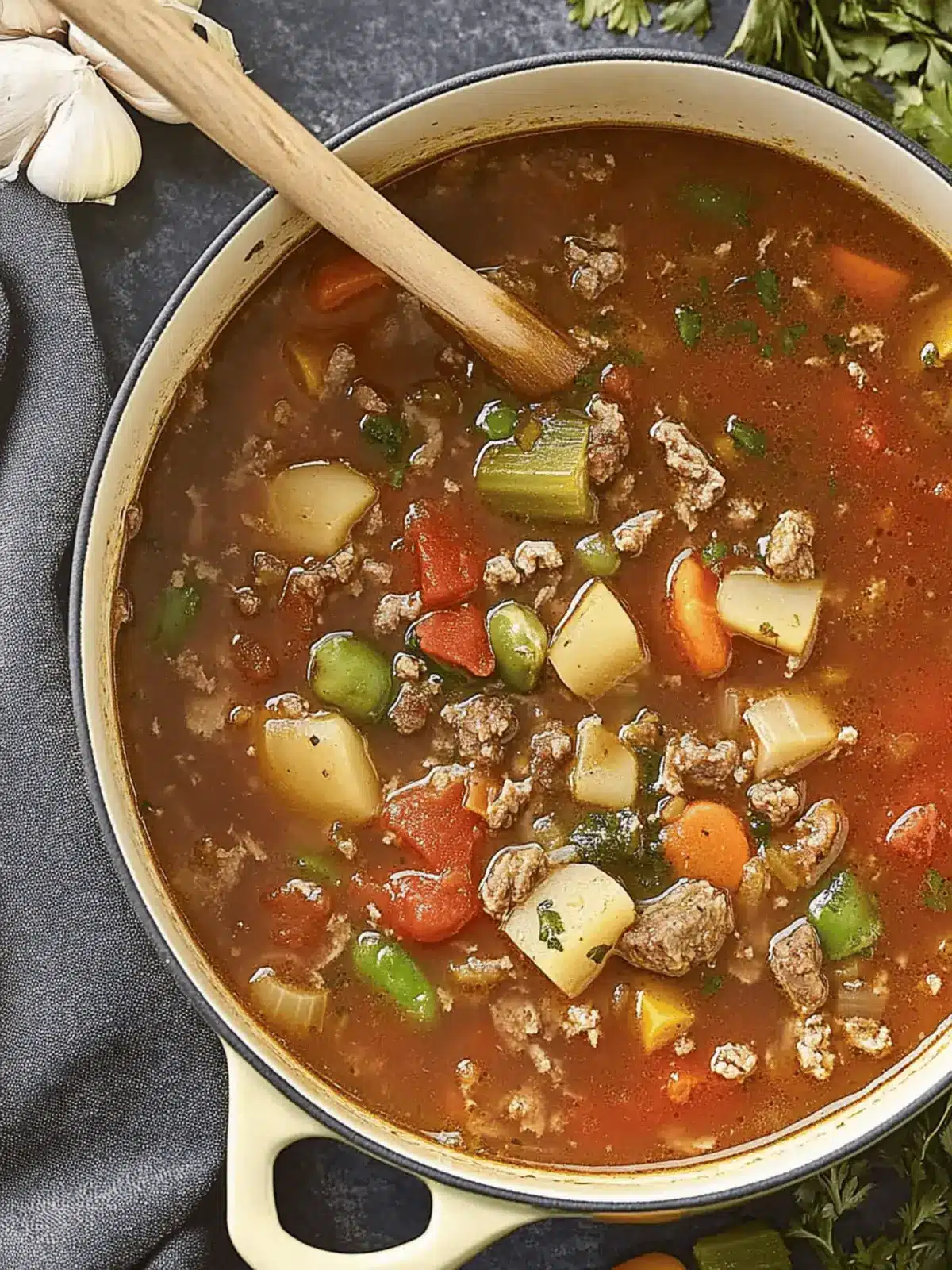 Hearty Vegetable Beef Soup That Warms Your Soul 4 Hearty Vegetable Beef Soup That Warms Your Soul