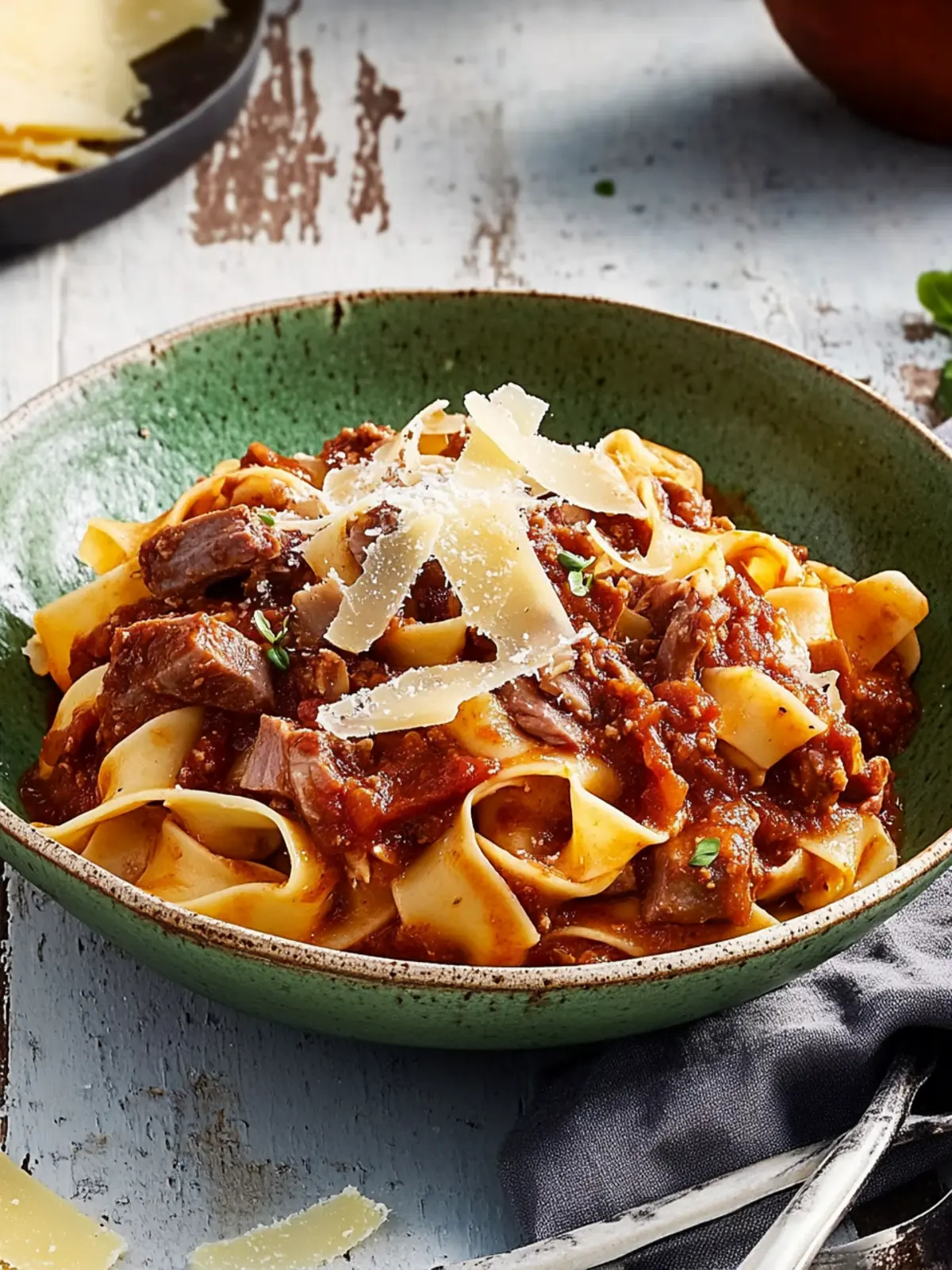 Savory Slow Cooked Lamb Shank Ragu with Pappardelle Delight 3 Slow Cooked Lamb Shank Ragu with Pappardelle