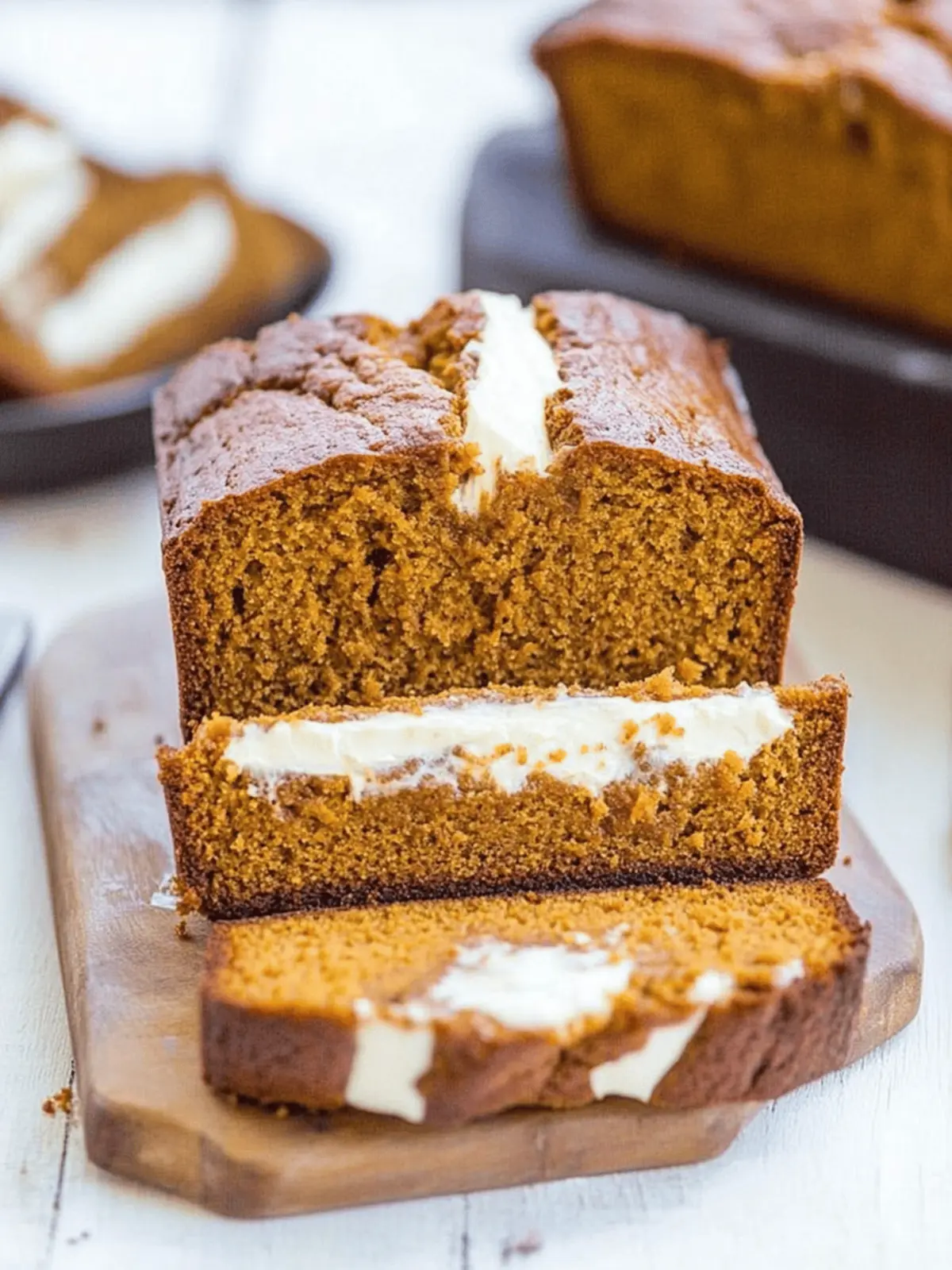 Cream Cheese-Filled Pumpkin Bread
