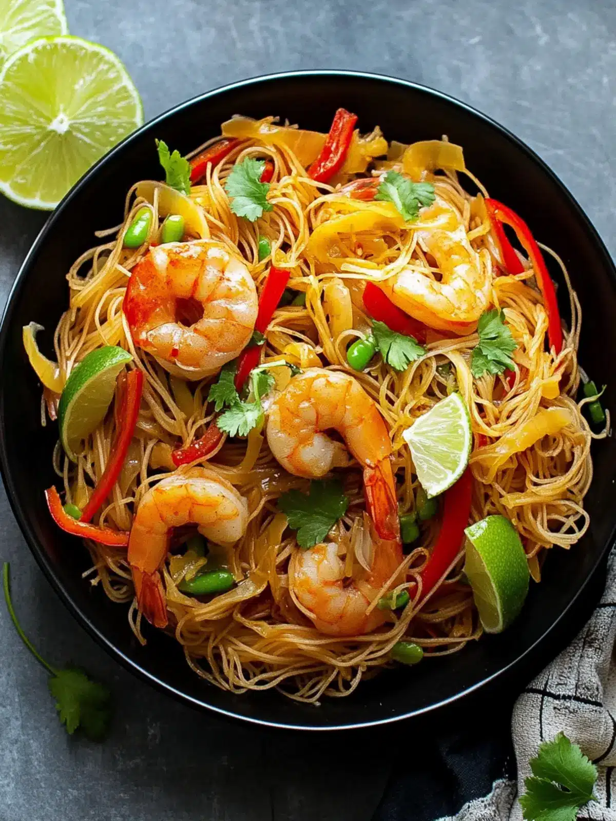 Delicious Singapore Noodles with Prawns in Just 20 Minutes 3 Singapore Noodles