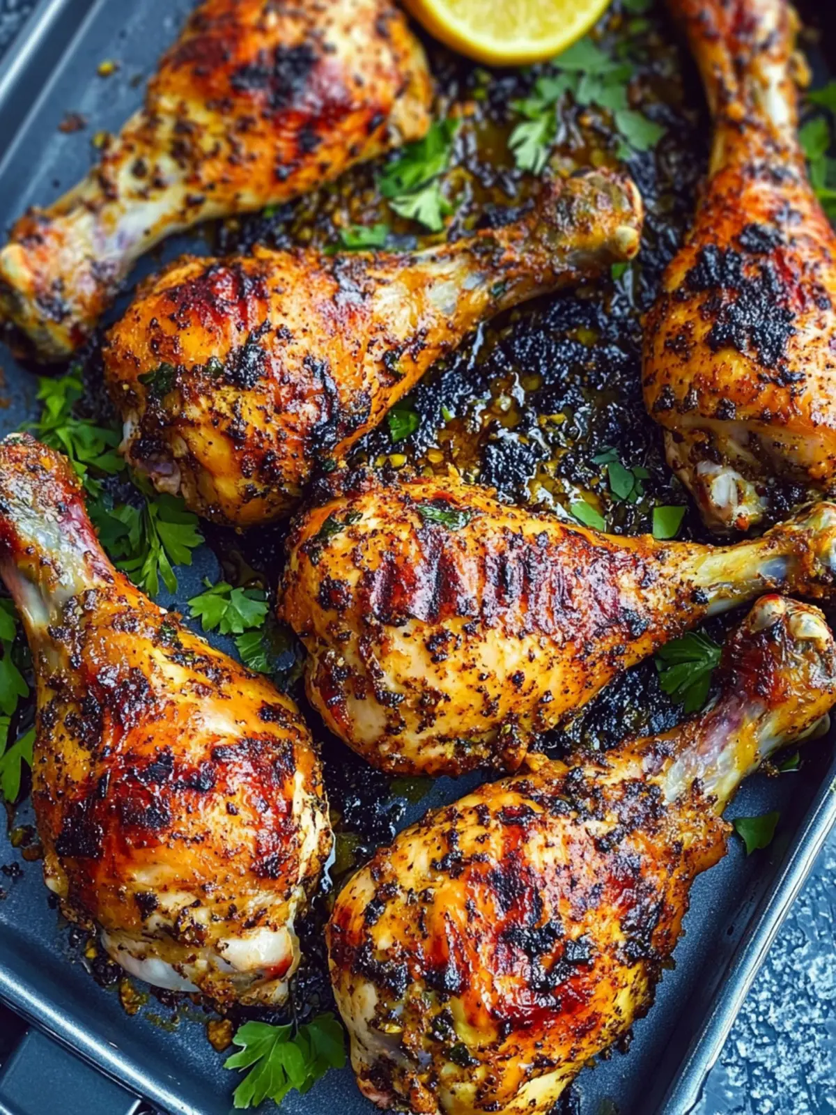 Cajun Spiced Grilled Chicken Drumsticks