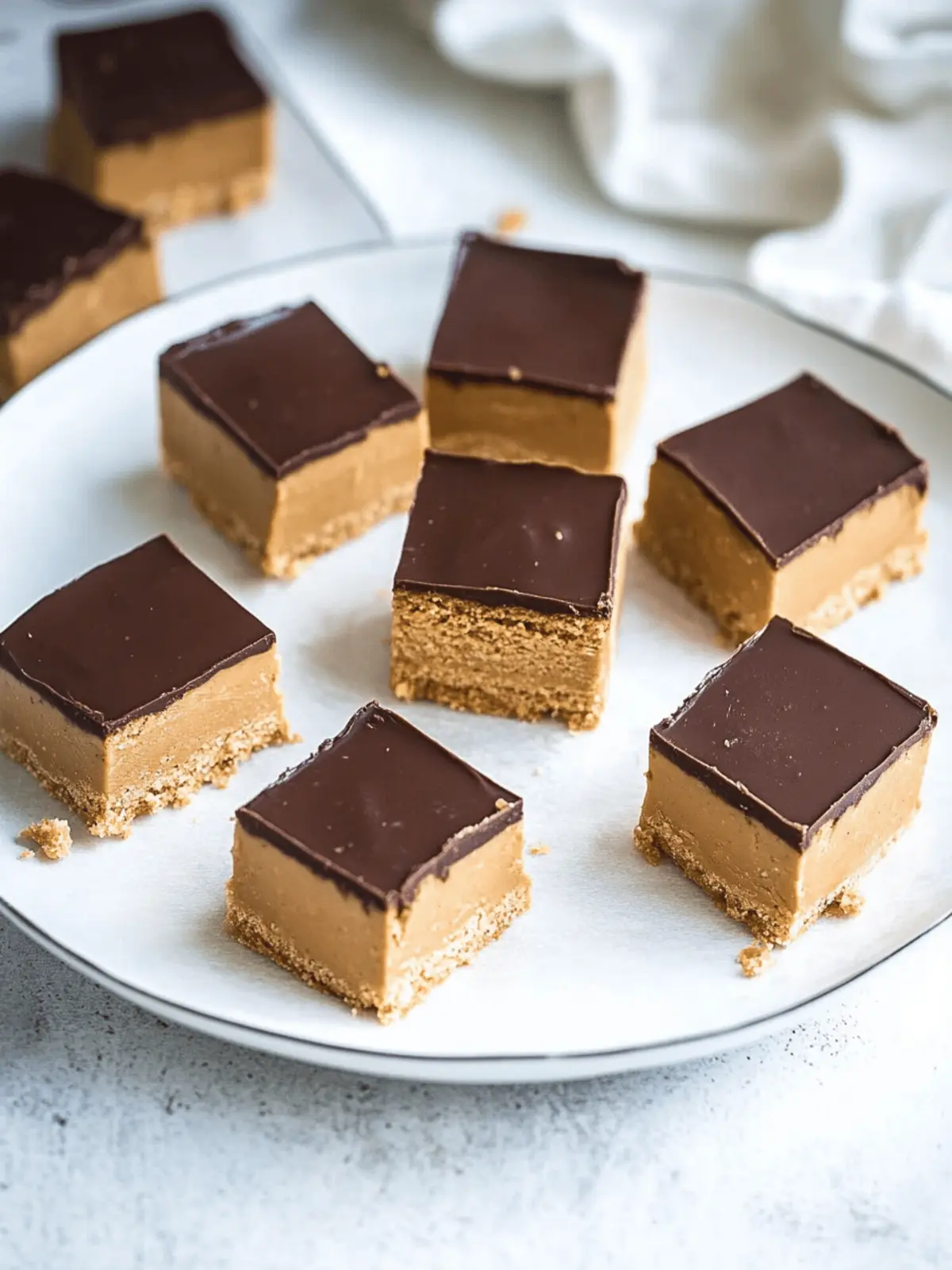 No Bake Peanut Butter Bars