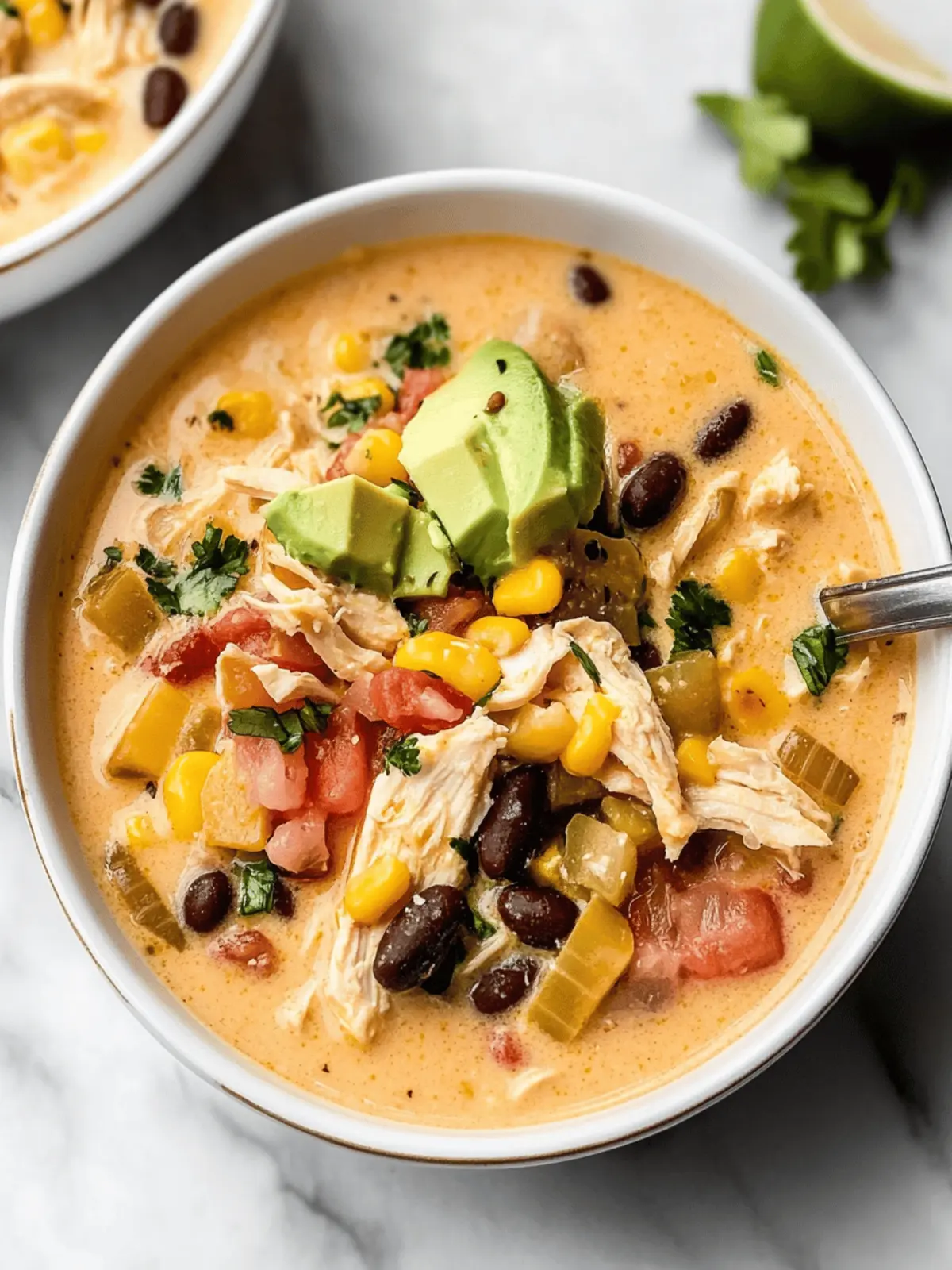 Creamy Easy Chicken Taco Soup Ready in Just 35 Minutes 2 Easy Chicken Taco Soup