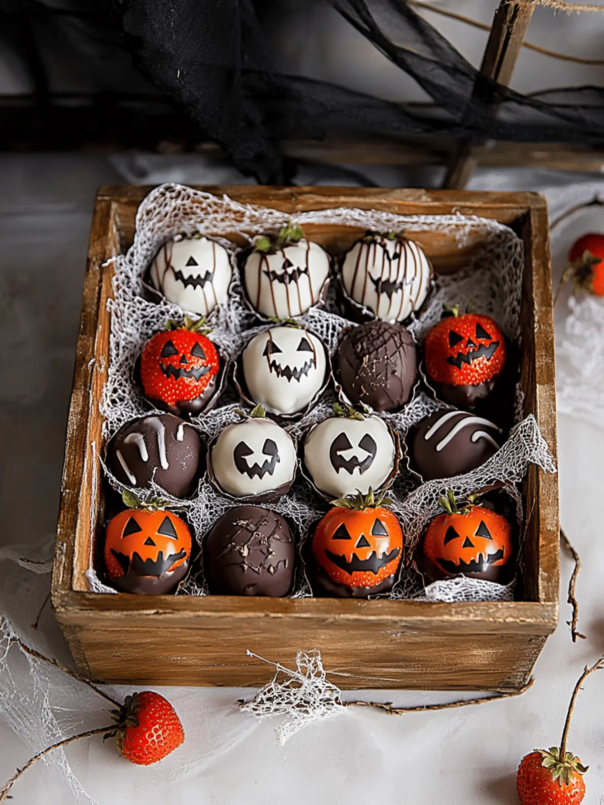 Festive Halloween Chocolate Covered Strawberries You ll Love 2 Halloween Chocolate Covered Strawberries