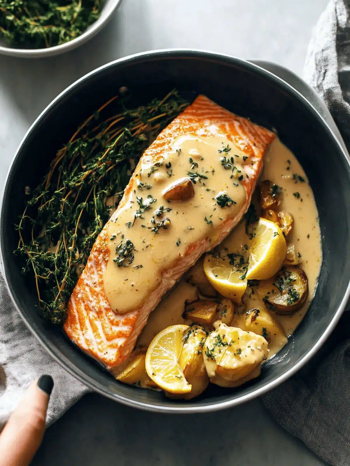 Baked Salmon with Amazing Lemon Sauce for a Perfect Dinner 3 Baked Salmon with Amazing Lemon Sauce