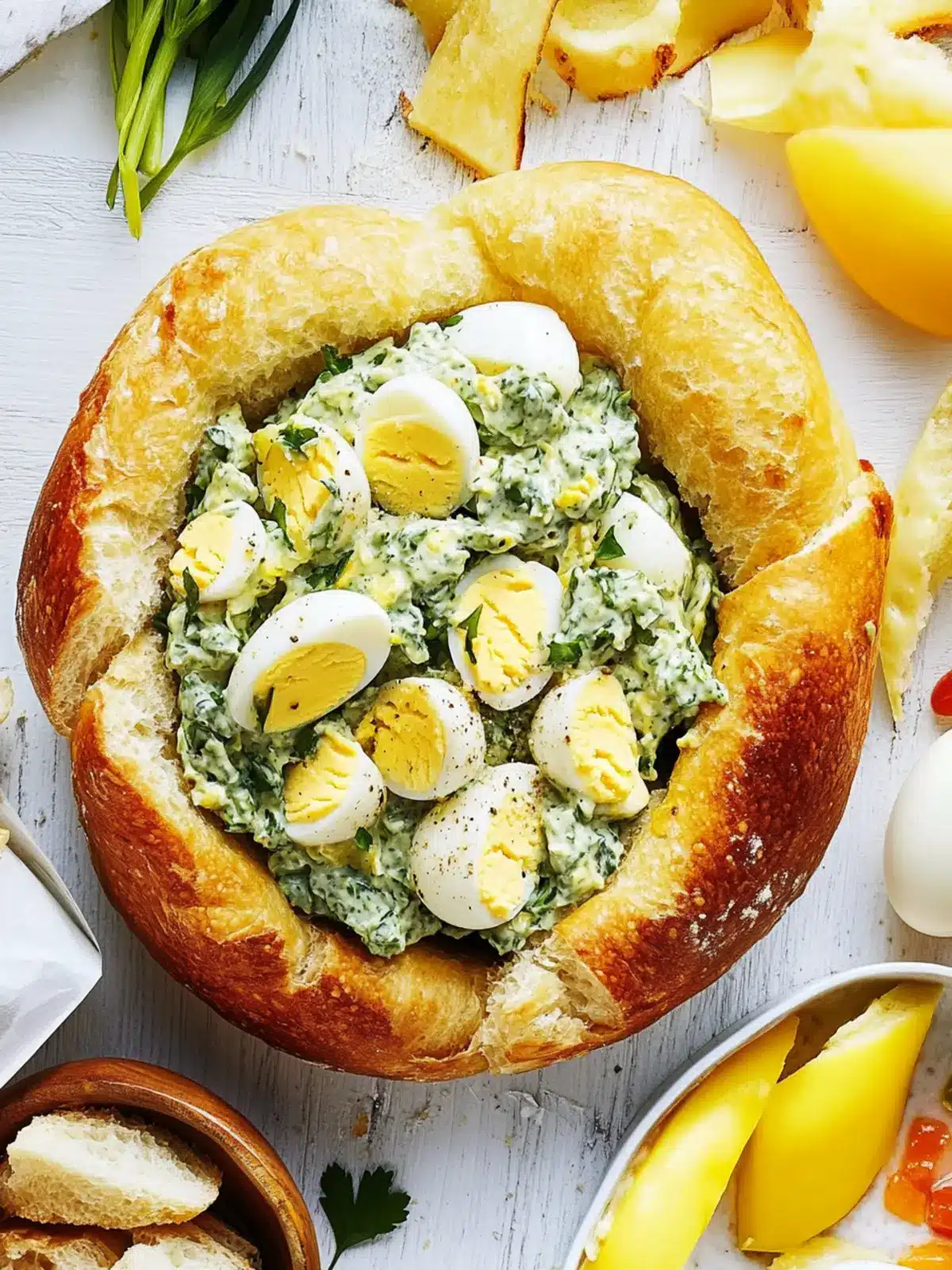 Egg Salad Cob