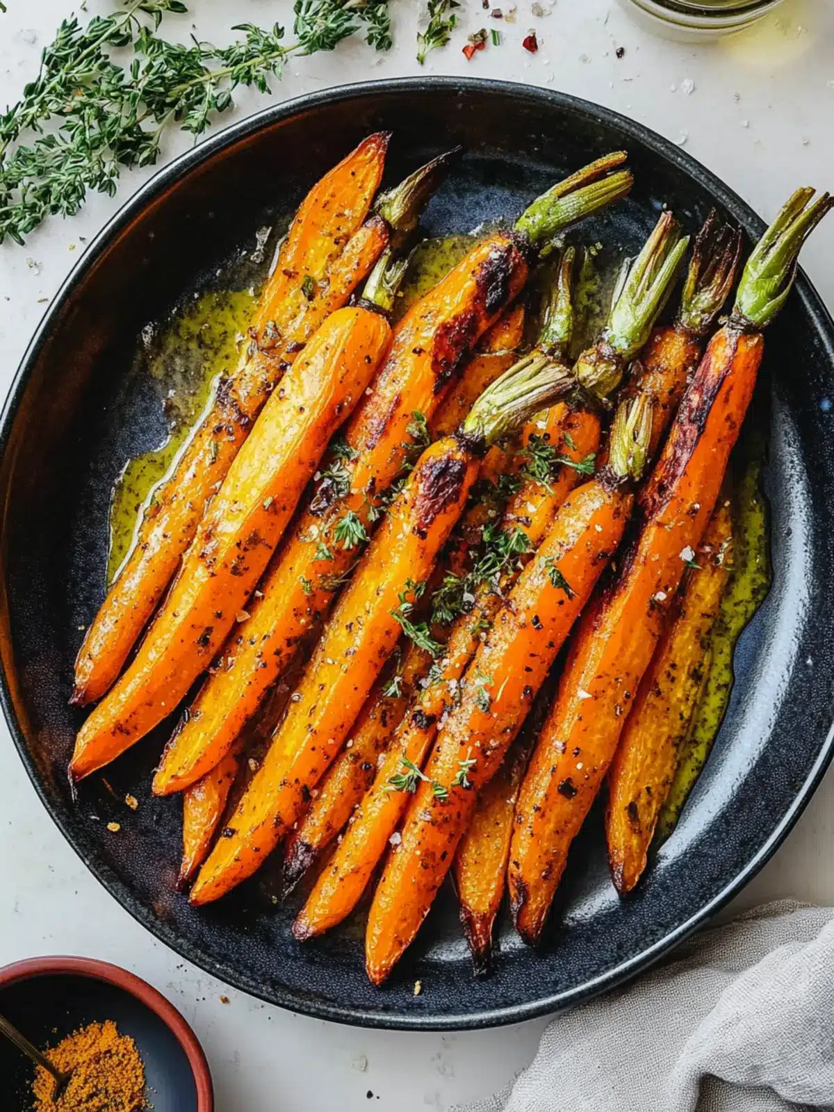 Curry Roasted Carrots