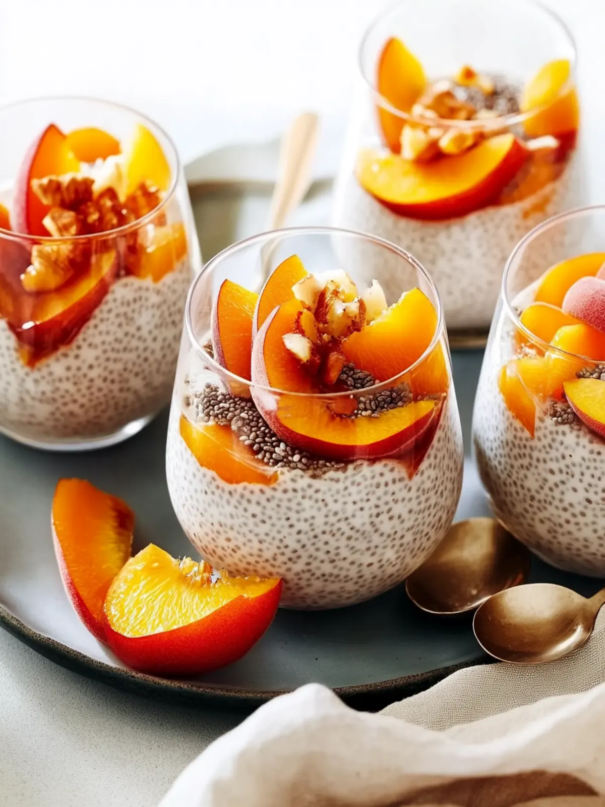 Nectarine and Apricot Coconut Chia Puddings for a Refreshing Summer Treat 4 Nectarine And Apricot Coconut Chia Puddings
