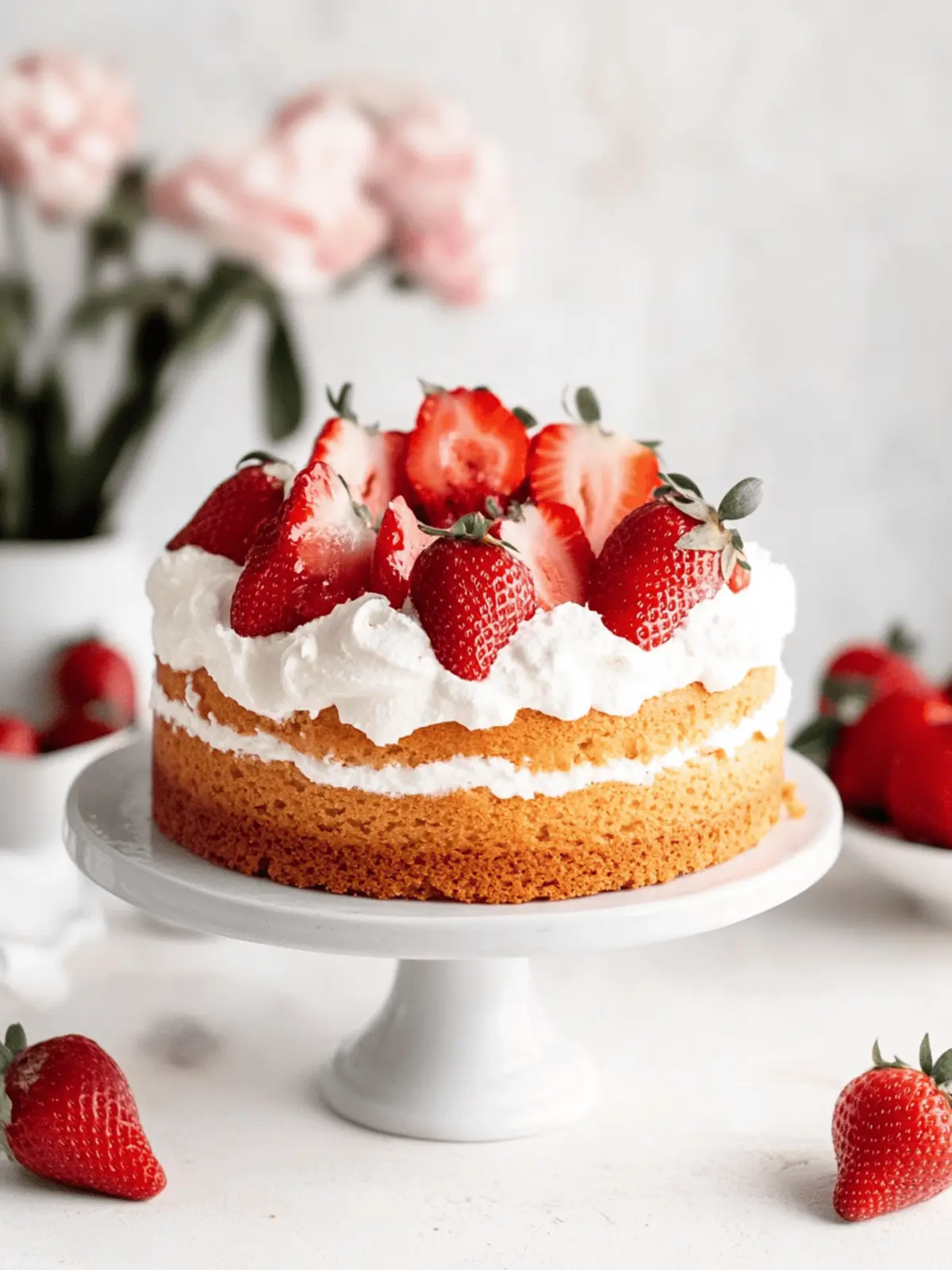 Strawberry Shortcake Cake
