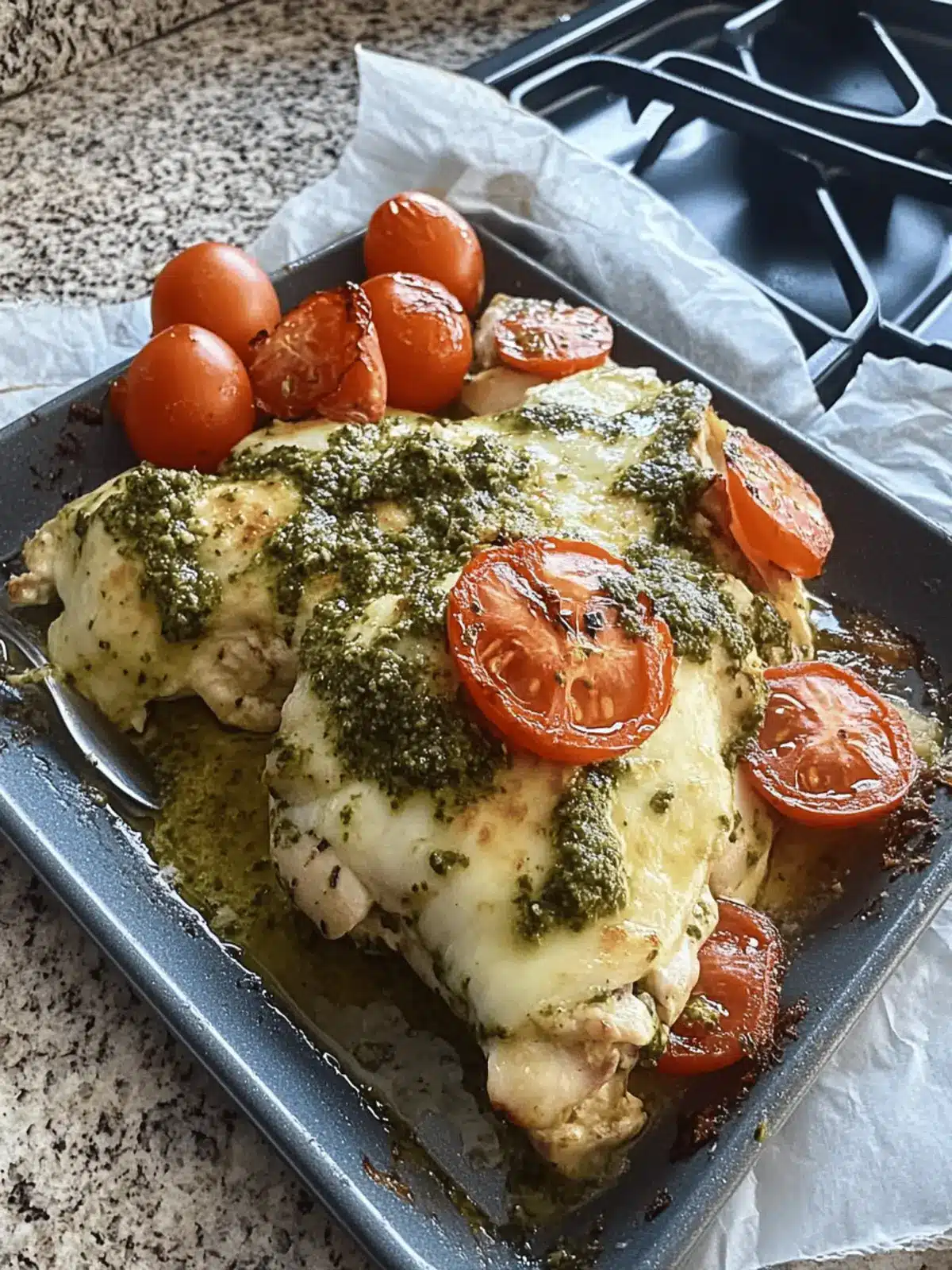 4 INGREDIENT PESTO CHICKEN