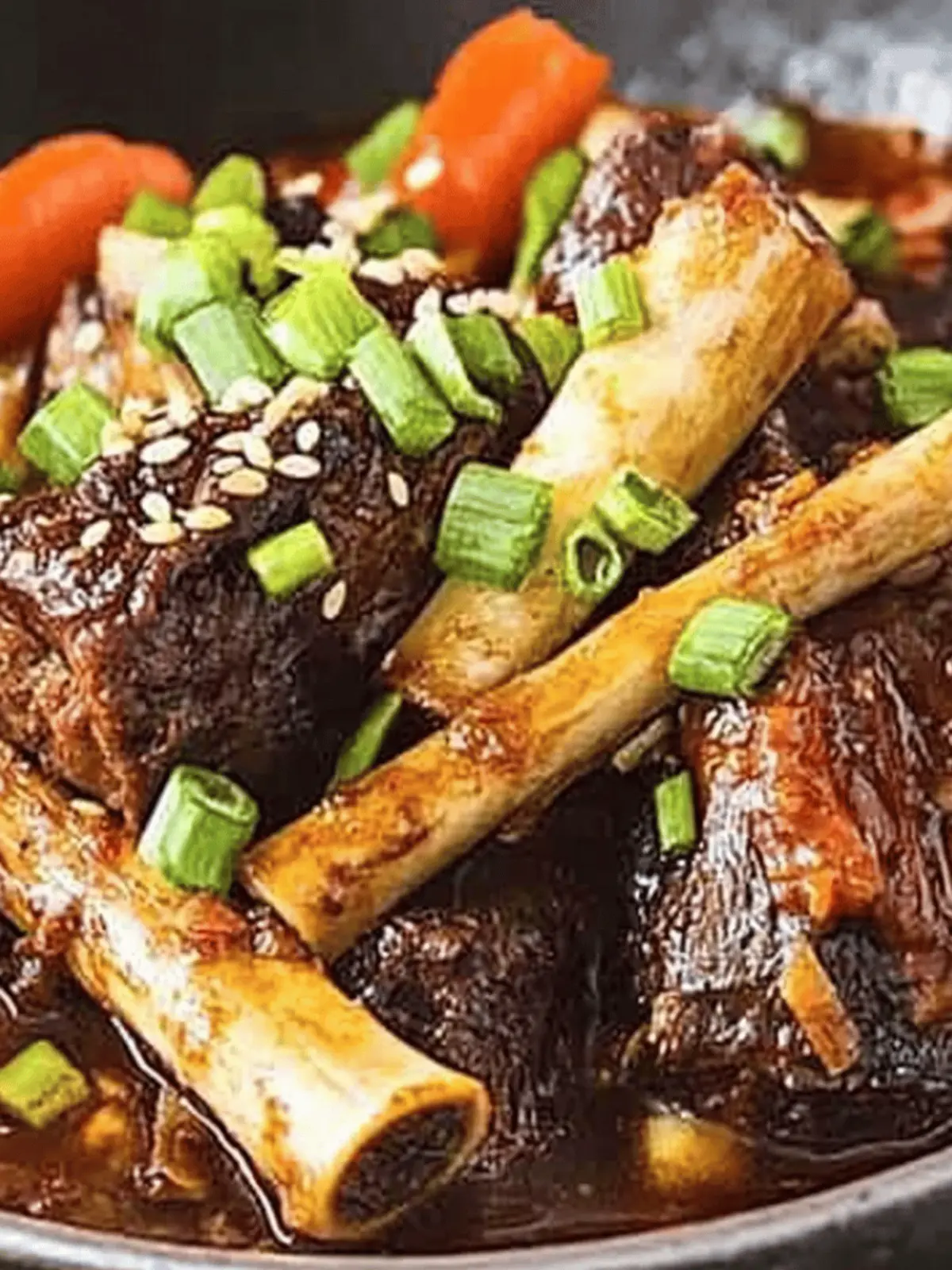 Galbi Jjim Korean Soy-Braised Beef Short Ribs for Comfort 4 Galbi jjim (Korean soybraised beef short ribs)