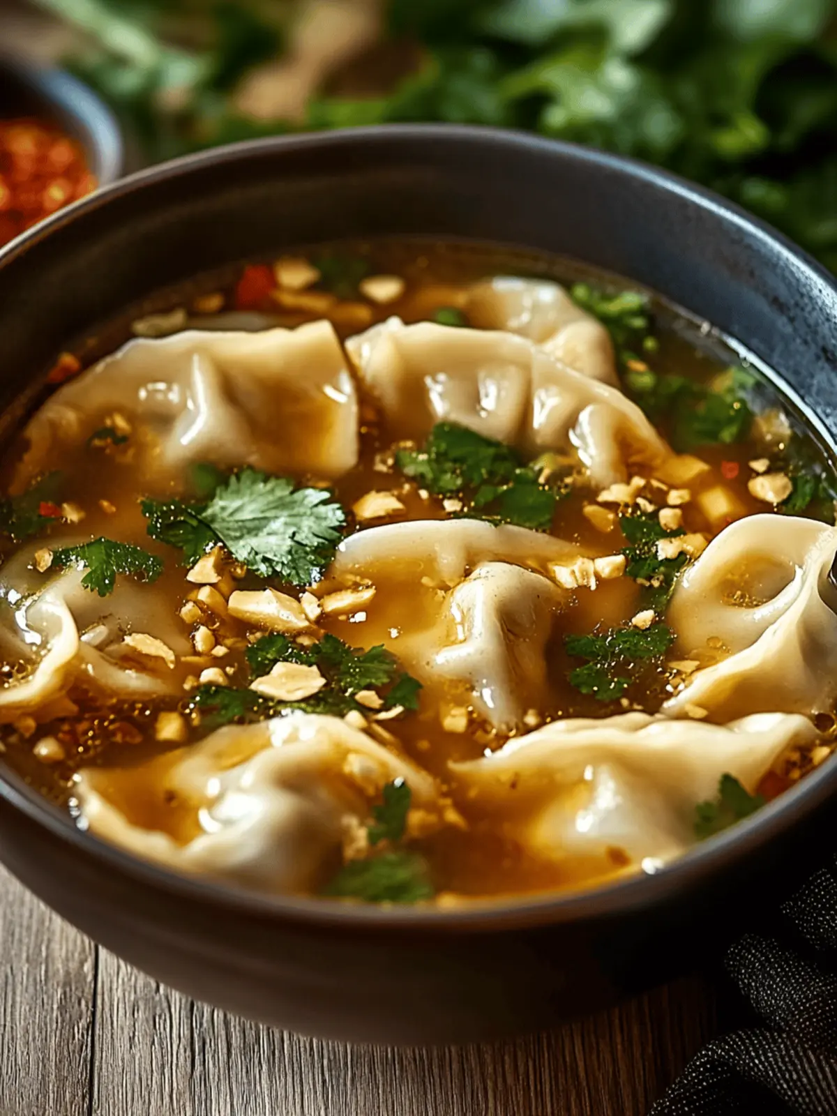 Savory Thai Potsticker Soup: A Cozy Comfort in Every Bite 3 Thai Potsticker Soup