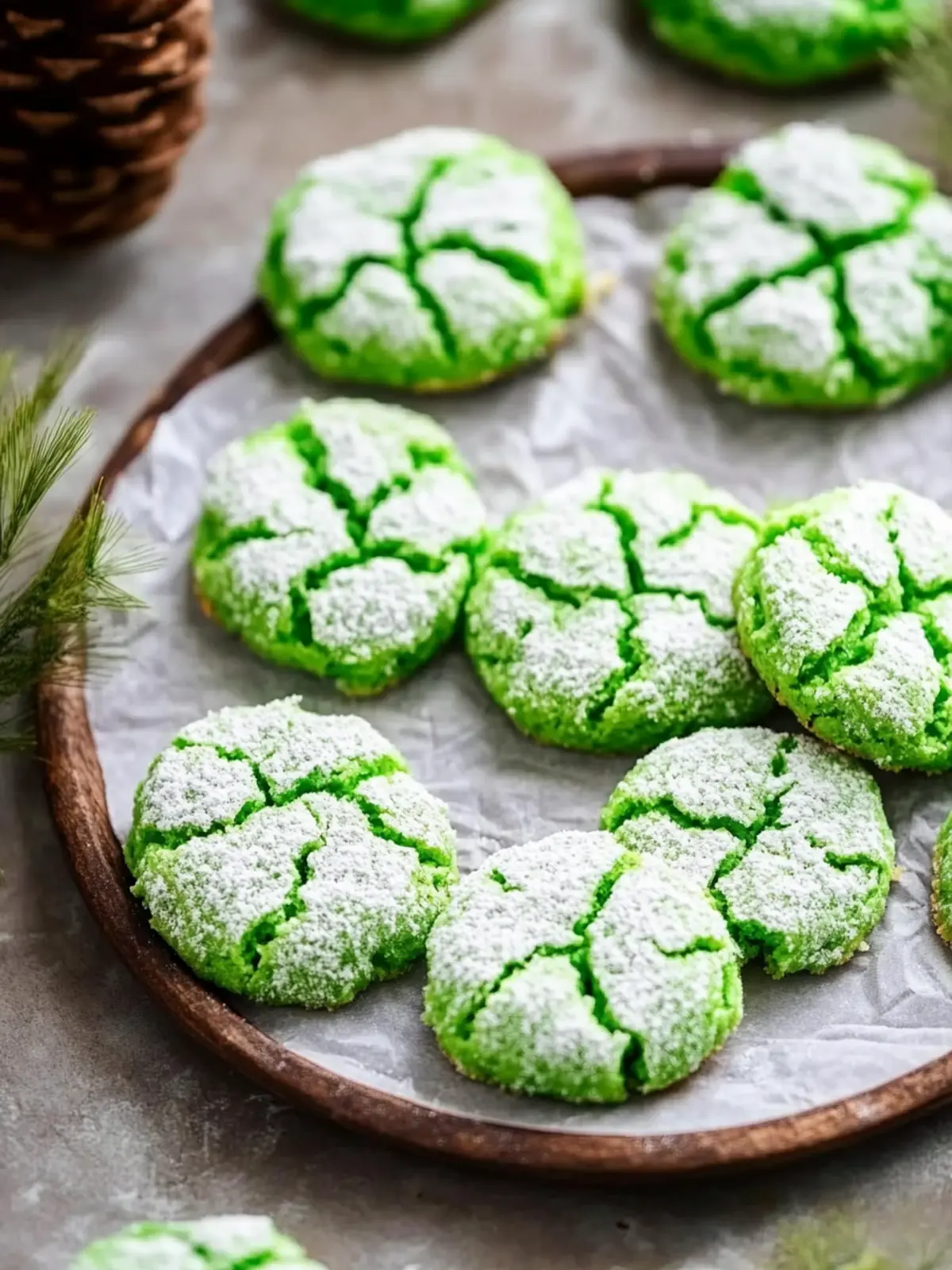 The Best Pandan Crinkle Cookies You'll Ever Make at Home 2 The Best Pandan Crinkle Cookies