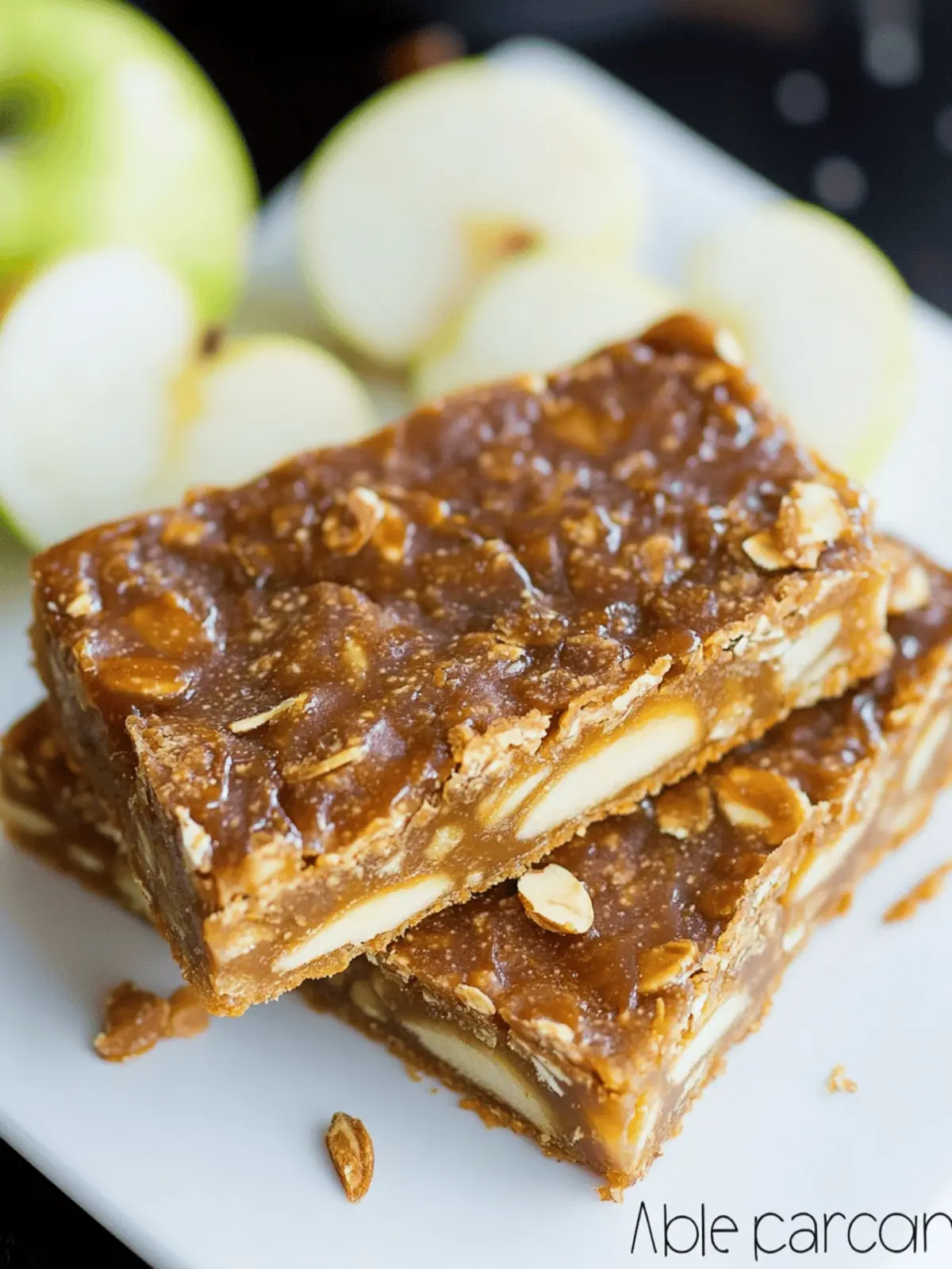 Salted Caramel Apple Pie Bars: Indulgent No-Bake Delight 3 Salted Caramel Apple Pie Bars