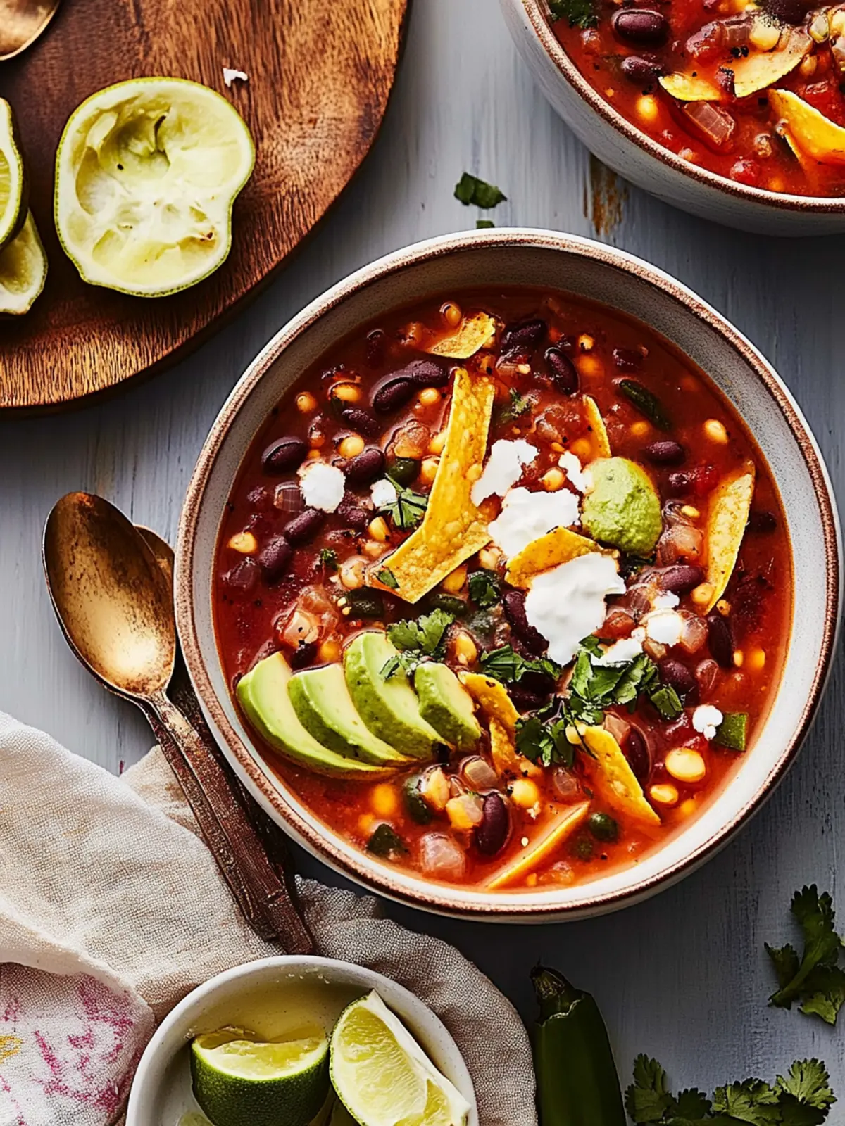Vegetarian Tortilla Soup